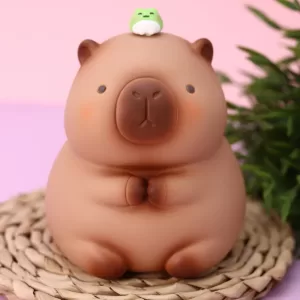 Копилка "Capybara Frog Friend", 15 см
