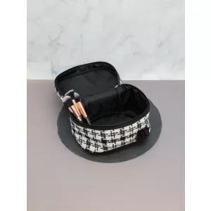 Косметичка "Flower", black (13х19х14 см)