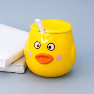 Кружка «Cutie duckling, glasses», yellow
