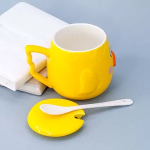 Кружка «Cutie duckling, glasses», yellow