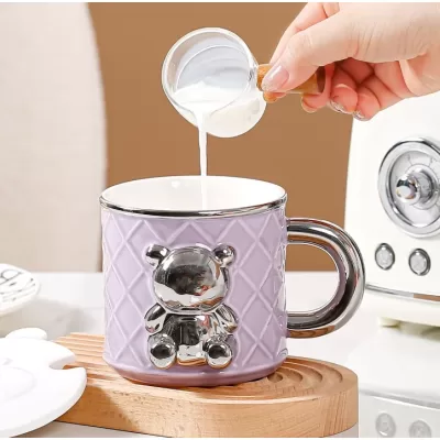 Кружка «Silver bear», purple (400 ml)