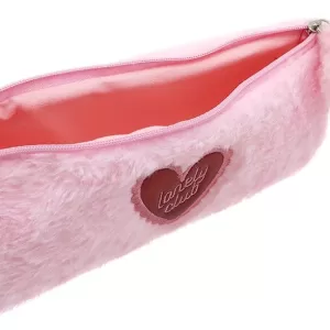 Пенал Lovely Club с пушком розовый