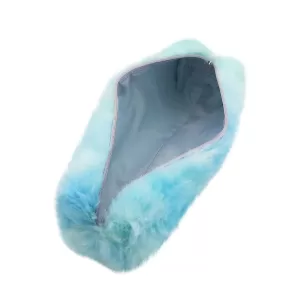 Пенал прямоугольный плюшевый Dreamy цвет морской волны