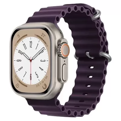 Ремешок Apple Watch KEEPHONE Ocean Silicone 42-44-45-49mm (Purple)