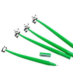 Ручка Панда на бамбуке шариковая чернила синие блок 24шт