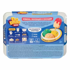 Сухое тесто для лепки, с маркировкой «DO DOUGH kits» набор "Мороженое"