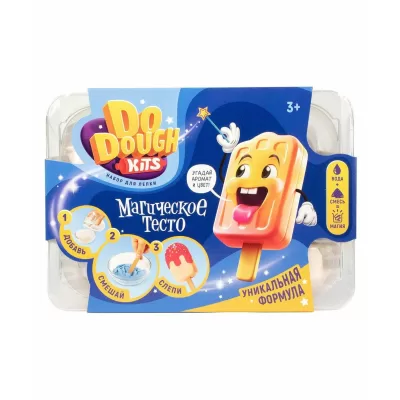 Сухое тесто для лепки, с маркировкой «DO DOUGH kits» набор "Мороженое"