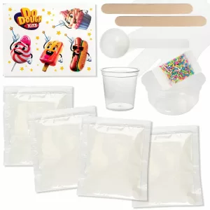 Сухое тесто для лепки, с маркировкой «DO DOUGH kits» набор "Мороженое"