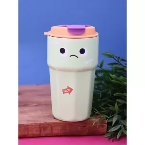 Термокружка «Funny face», green (500 мл)