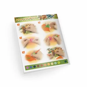 Картина по номерам из страз Dino