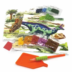 Картина по номерам из страз Dino