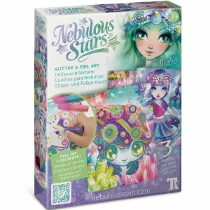 Набор аппликаций из фольги для девочек "Волшебный блеск" (3 заготовки для поделок) Marinia