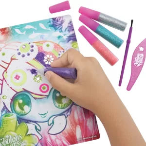 Набор аппликаций из фольги для девочек "Волшебный блеск" (3 заготовки для поделок) Marinia