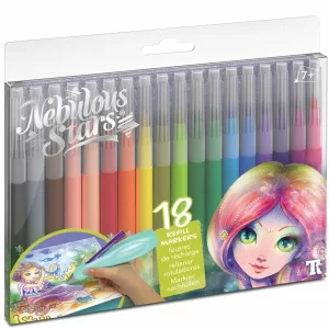 Набор аэрозольных фломастеров, 18 цветов Сoralia