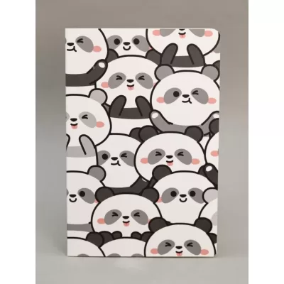 Блокнот (А5) "Many panda", white (14.5*21)