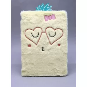 Блокнот плюшевый «Pineapple кiss» (21,5*14,5 см)