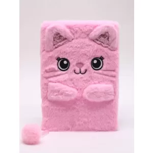 Блокнот плюшевый «Pink Kitten» (21,5*14,5 см)