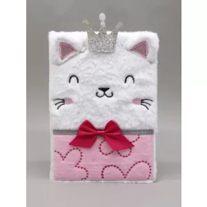 Блокнот плюшевый «Princess Meow» (21,5*14,5 см)