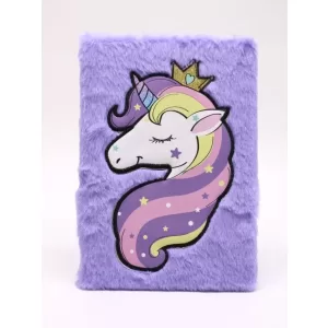 Блокнот плюшевый «Princess Unicorn» (21,5*14,5 см)