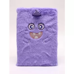 Блокнот плюшевый «Purple Horn» (21,5*14,5 см)