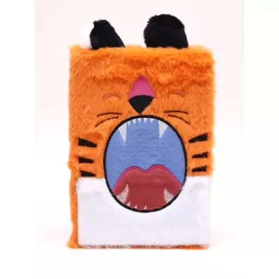 Блокнот плюшевый «Tiger's Roar» (21,5*14,5 см)