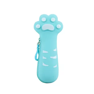 Пенал силиконовый "Tiger paw", blue