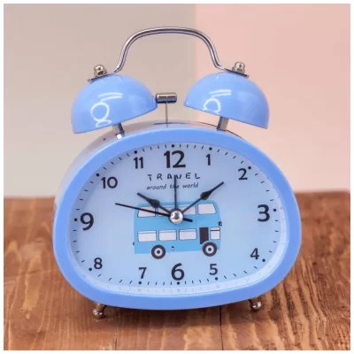 Часы-будильник "Transport", blue