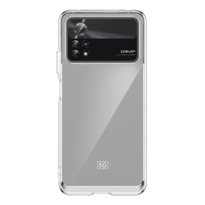 Чехол Poco X4 Pro Ультратонкий силикон (Прозрачный)