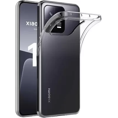 Чехол Xiaomi 13T/13T Pro Ультратонкий силикон (Прозрачный)