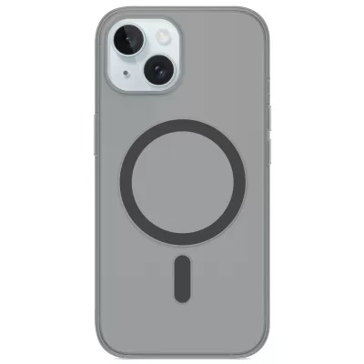Чехол iP 15 Clear Case with MagSafe Case A (Gray)