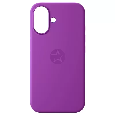 Чехол iP 16 App Silicone (with logo 360) (Баклажановый(45))