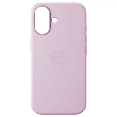 Чехол iP 16 App Silicone (with logo 360) (Бледно-Лиловый(76))