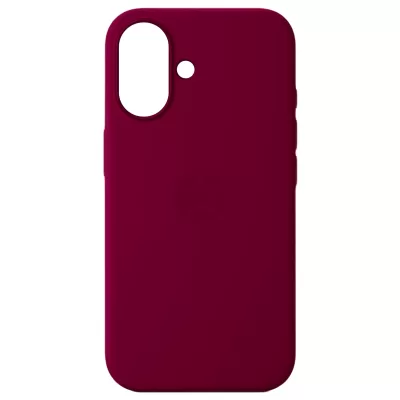 Чехол iP 16 App Silicone (with logo 360) (Винный(52))