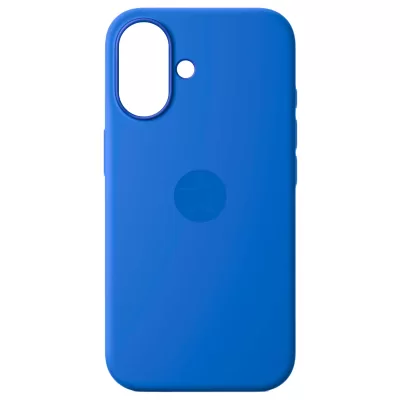 Чехол iP 16 App Silicone (with logo 360) (Голубой(57))