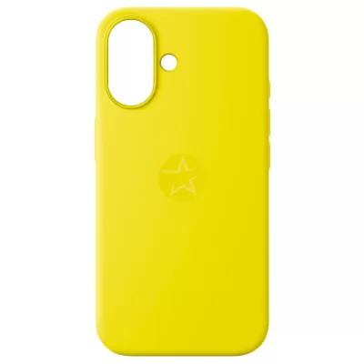 Чехол iP 16 App Silicone (with logo 360) (Желтый(37))