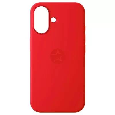 Чехол iP 16 App Silicone (with logo 360) (Красный(14))
