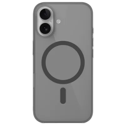 Чехол iP 16 Clear Case with MagSafe Case A (Gray)