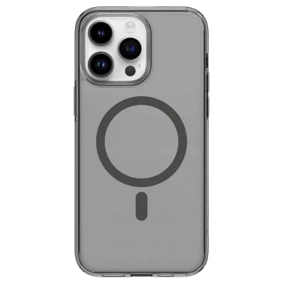 Чехол iP 15 Pro Clear Case with MagSafe Case A (Gray)