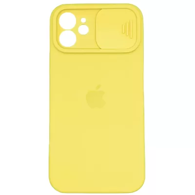 Чехол для iPhone 12 Silicone Case Sweep (Yellow)