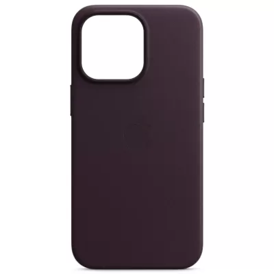 Чехол для iPhone 13 Pro Leather Case With MagSafe (Dark Cherry)