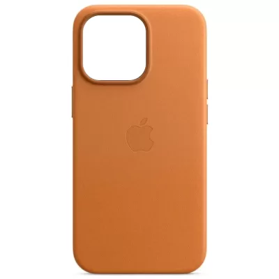 Чехол для iPhone 13 Pro Leather Case With MagSafe (Golden Brown)