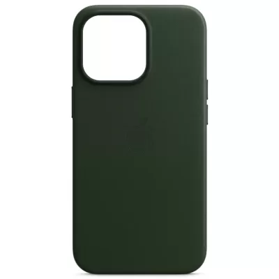 Чехол для iPhone 13 Pro Leather Case With MagSafe (Sequoia Green)