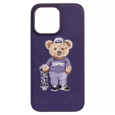 Чехол для iPhone 14 Pro KEEPHONE MASCOT (Purple)
