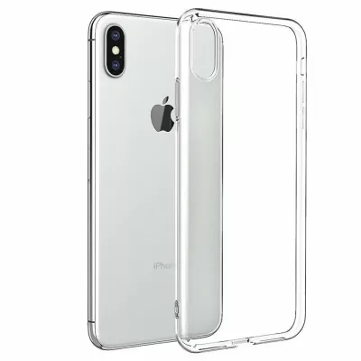 Чехол для iPhone XS Max Ультратонкий силикон Premium (Прозрачный)