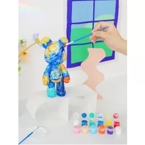 Декоративная живопись Fun and Done Мишка в красках, MM77023