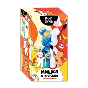 Декоративная живопись Fun and Done Мишка в красках, MM77023