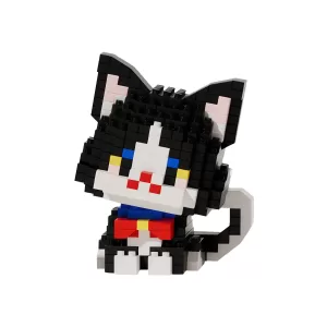 Конструктор 3D Черно-белый котик 421 деталь