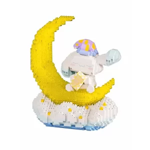 Конструктор ночник 3D Синаморол на луне 1613 деталей