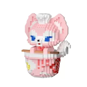 Конструктор 3D Linabell с подсветкой 903 детали