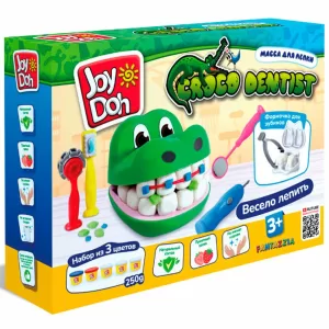 Масса для лепки Joy Doh, набор CROCO DENTIST - ЗУБАСТИК